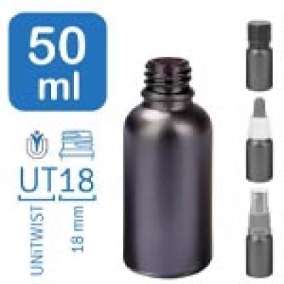 50ml BlackLine Apothekenflaschen UT18