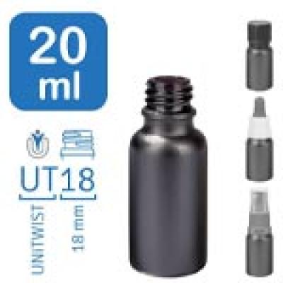 20ml BlackLine Apothekenflaschen UT18